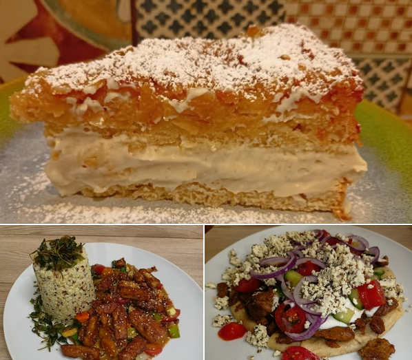 Bienenstich, Seitan-Gyros